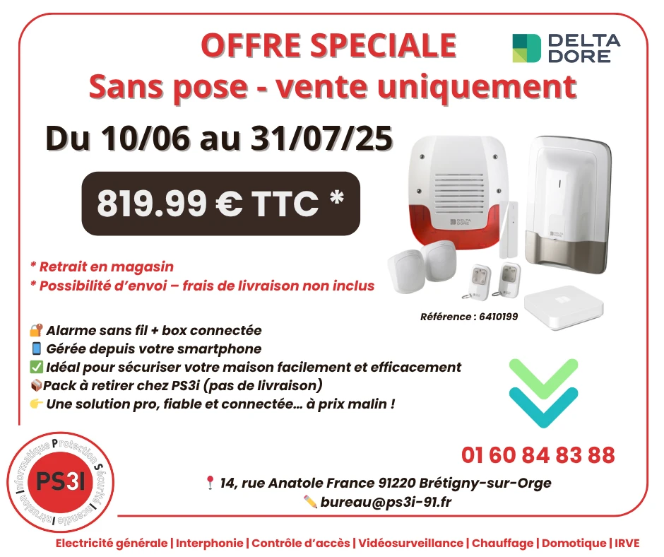 Delta Dore - PROMO PACK ALARME